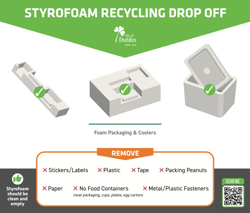 Styrofoam Recycling Program – City of Dublin, Ohio, USA