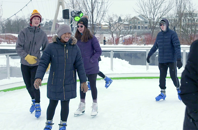 Outdoor ice rink brings patrons and supports local non-profits
