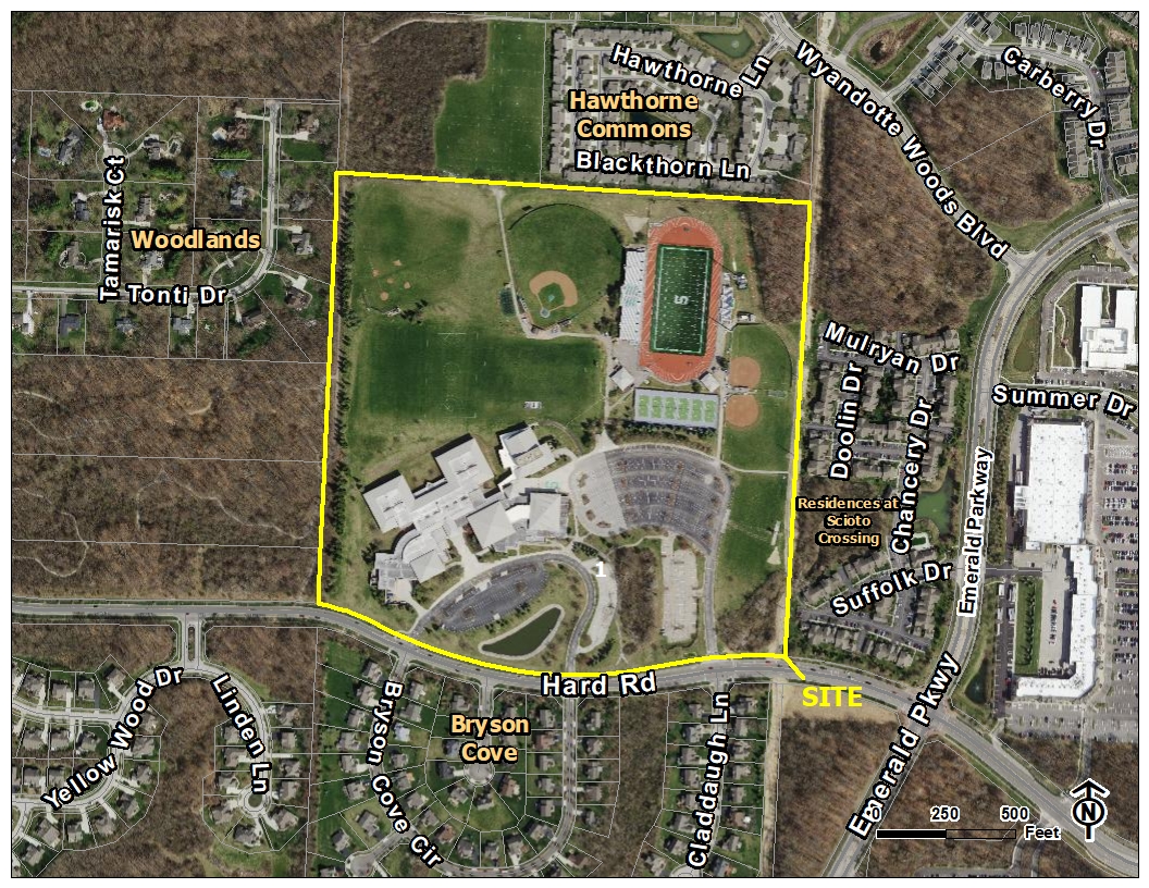 Dublin Scioto High School Athletic Outbuildings City of Dublin, Ohio, USA