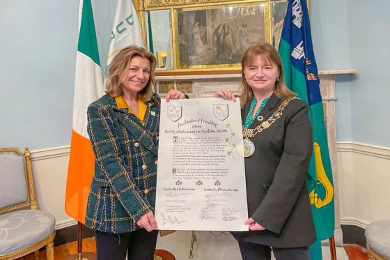 Dublin Renews Friendship City Agreement with Dublin, Ireland