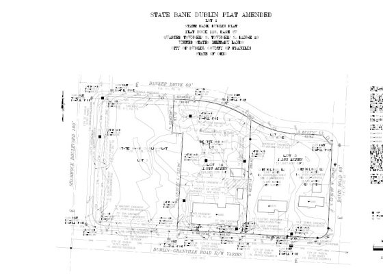 State Bank Dublin Plat – Lot 1