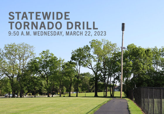 Statewide Tornado Drill during Severe Weather Awareness Week