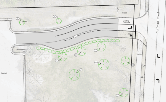 7135 Coffman Driveway – Variance