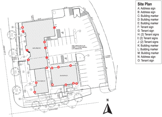 72 & 84 N. High St 20 North St – Master Sign Plan
