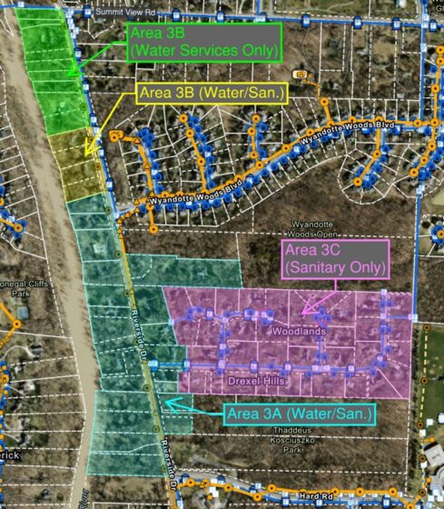 Riverside Drive Water, Sanitary and Shared Use Path Area 3
