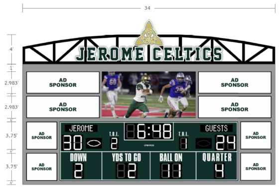 Jerome HS Scoreboard – Amended Final Development Plan