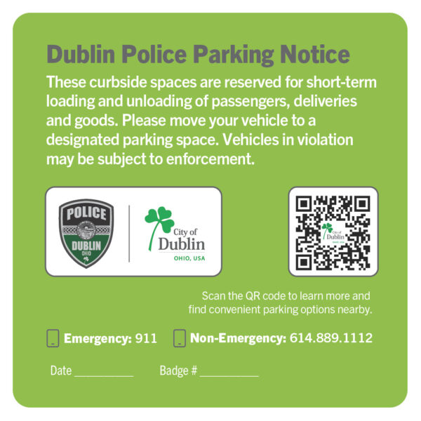 Parking – City of Dublin, Ohio, USA